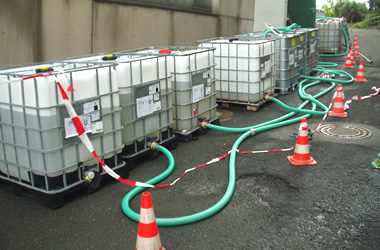 Flutung Kanal Reinigung Wasser